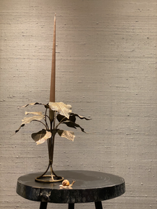 Metalen Bladeren / Metalic Leaf - Kandelaar / Candleholder