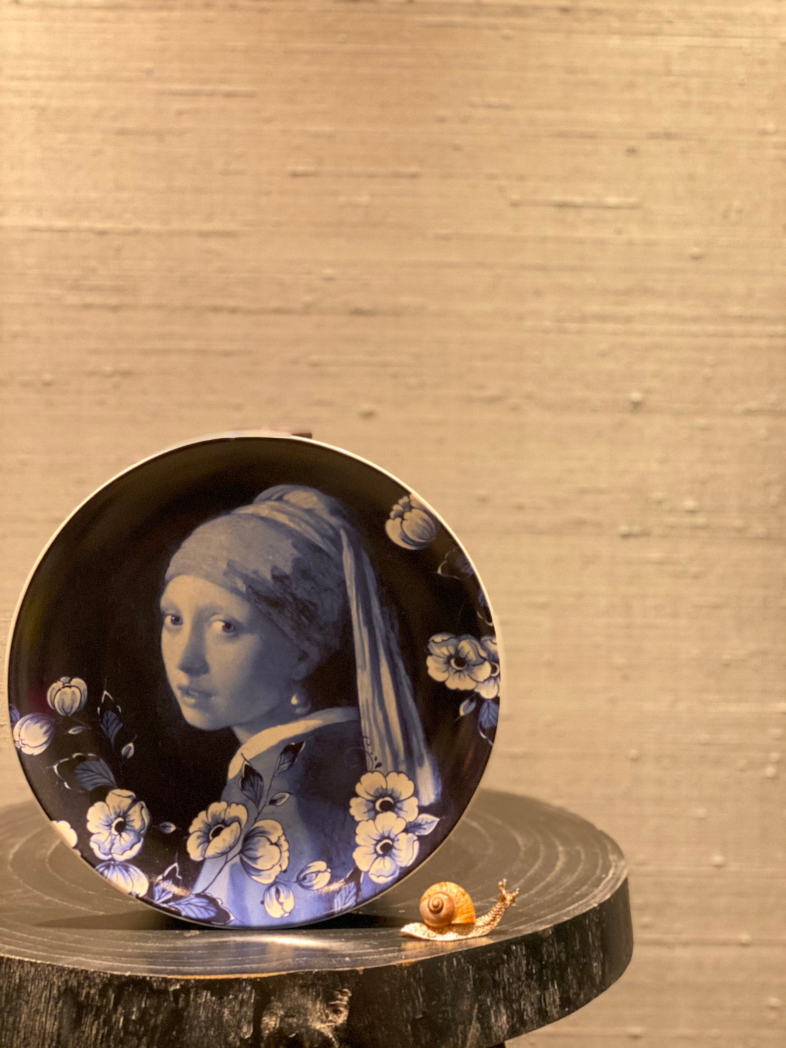 Wandbord Meisje met de Parel / Wall plate Girl with a Pearl Earring M - Decoratie / Decoration / Gifts