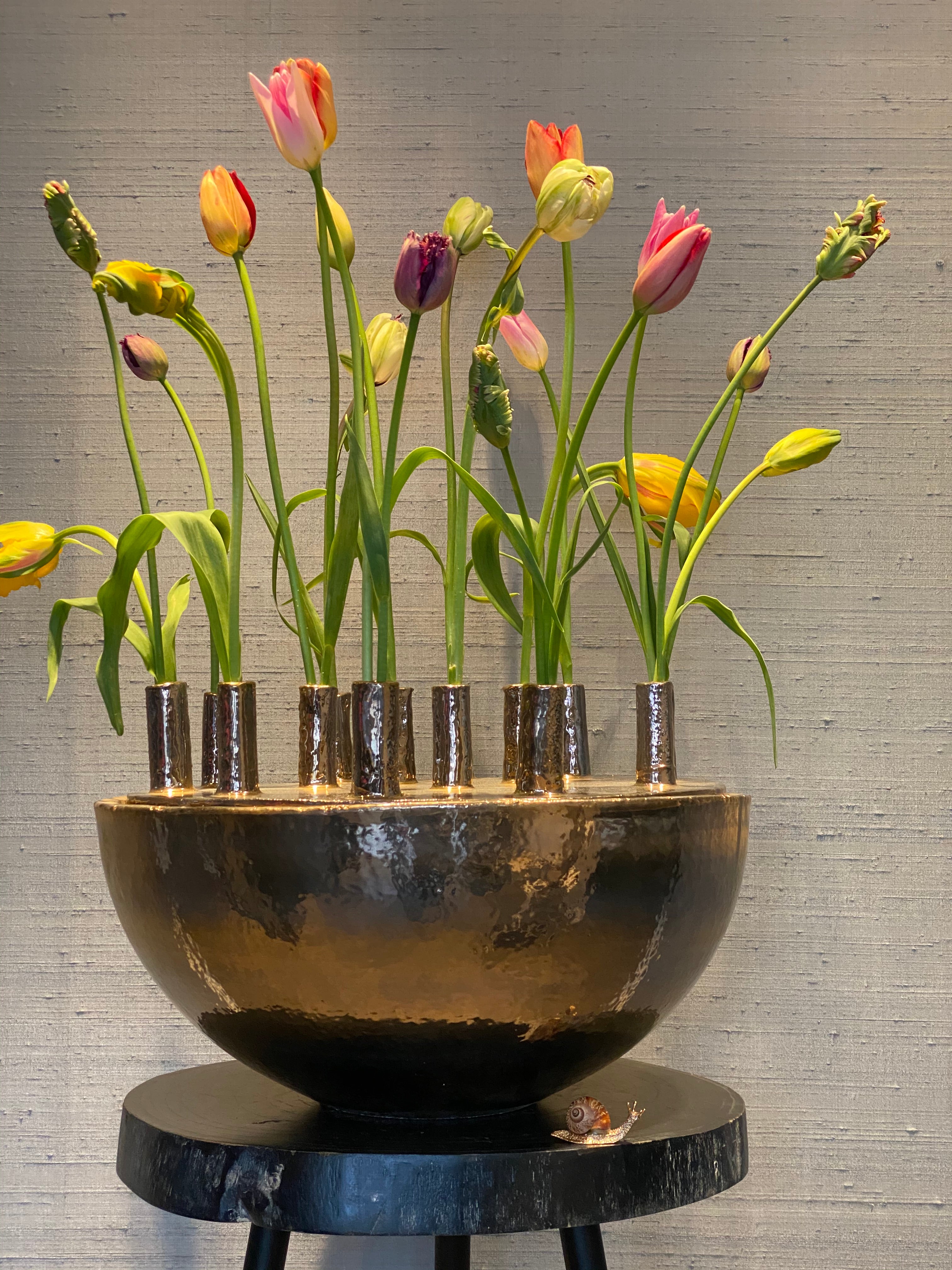 Ecri Tulpenvaas Goud / Tulip Vase Gold - Vaas / Vase